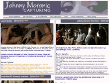 Tablet Screenshot of johnny-moronic.com